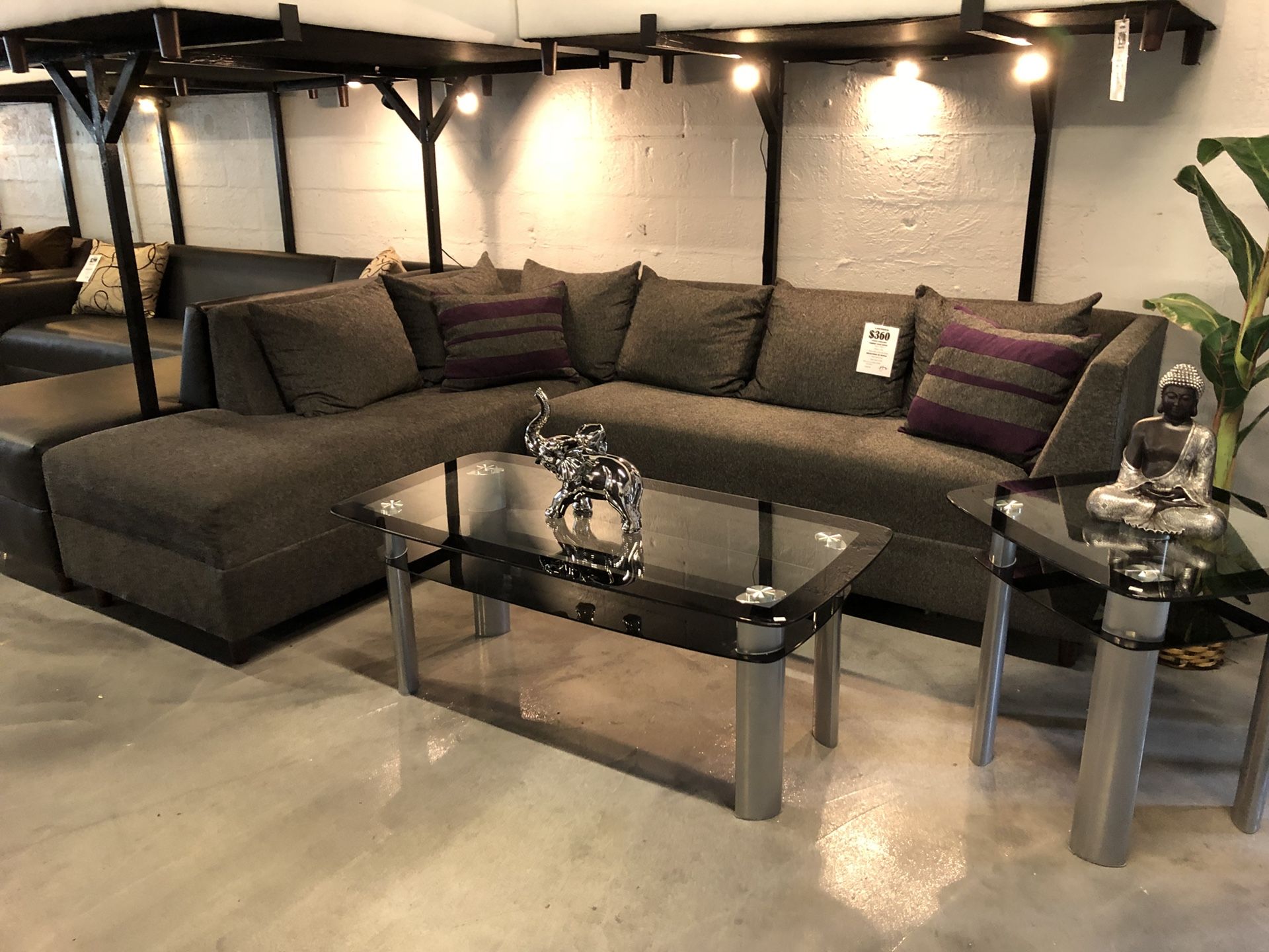 Grey Sectional Sofa