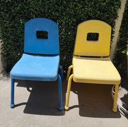 Set of Toddler Chairs - super sturdy