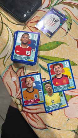 Blue fifa World Cup stickers 2026