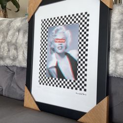 Limited Edition Marilyn Monroe Supreme Print Art Piece Signed And Numbered