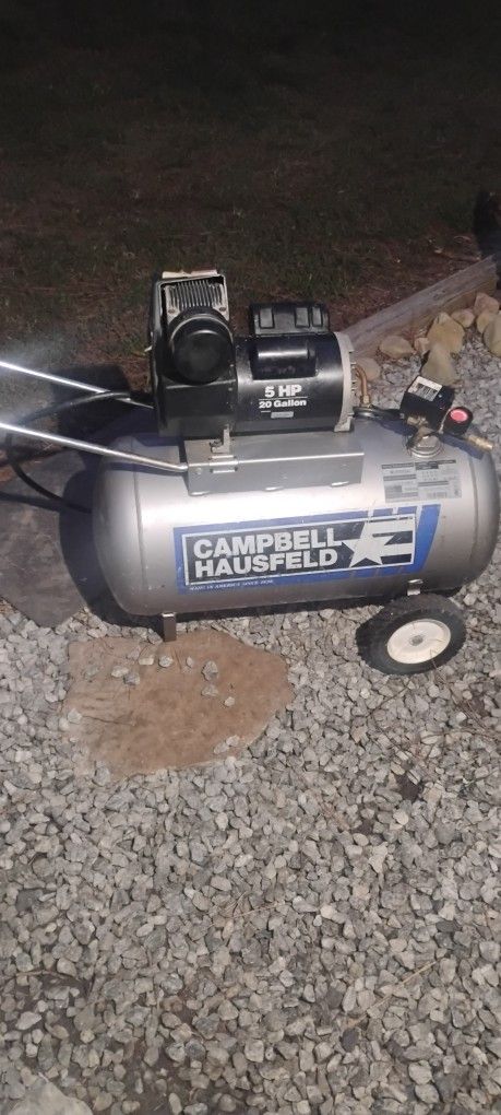 5hp 20 Gallon Campbell Hausfield Air Compressor