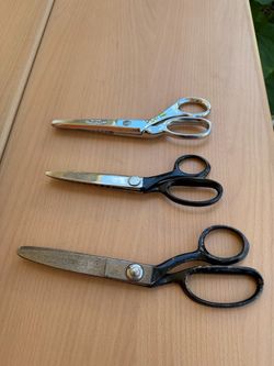 Professional Grade Vintage Wiss Sewing Scissors - 3 Piece Set