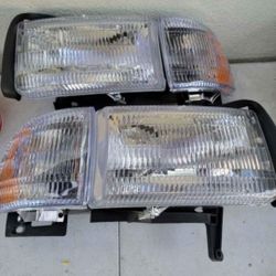 94-01 Ram Headlights Faros Micas Calaveras Focos