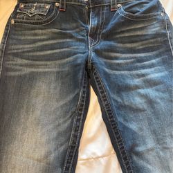 Men’s True Religion Ricky Straight Leg size 34