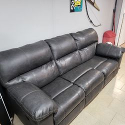 Smokey Grey Couch -like New