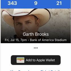 Garth Brooks July 15