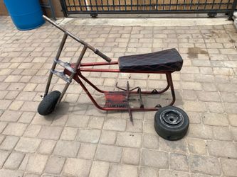 Blue dart mini bike frame