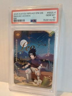 2025 Kayou Naruto Heaven Scroll Series 1 SASUKE UCHIHA NRSA01-MR-002L4 PSA 10