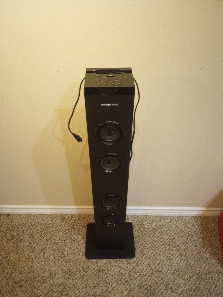 Sharper image hot sale tower speaker