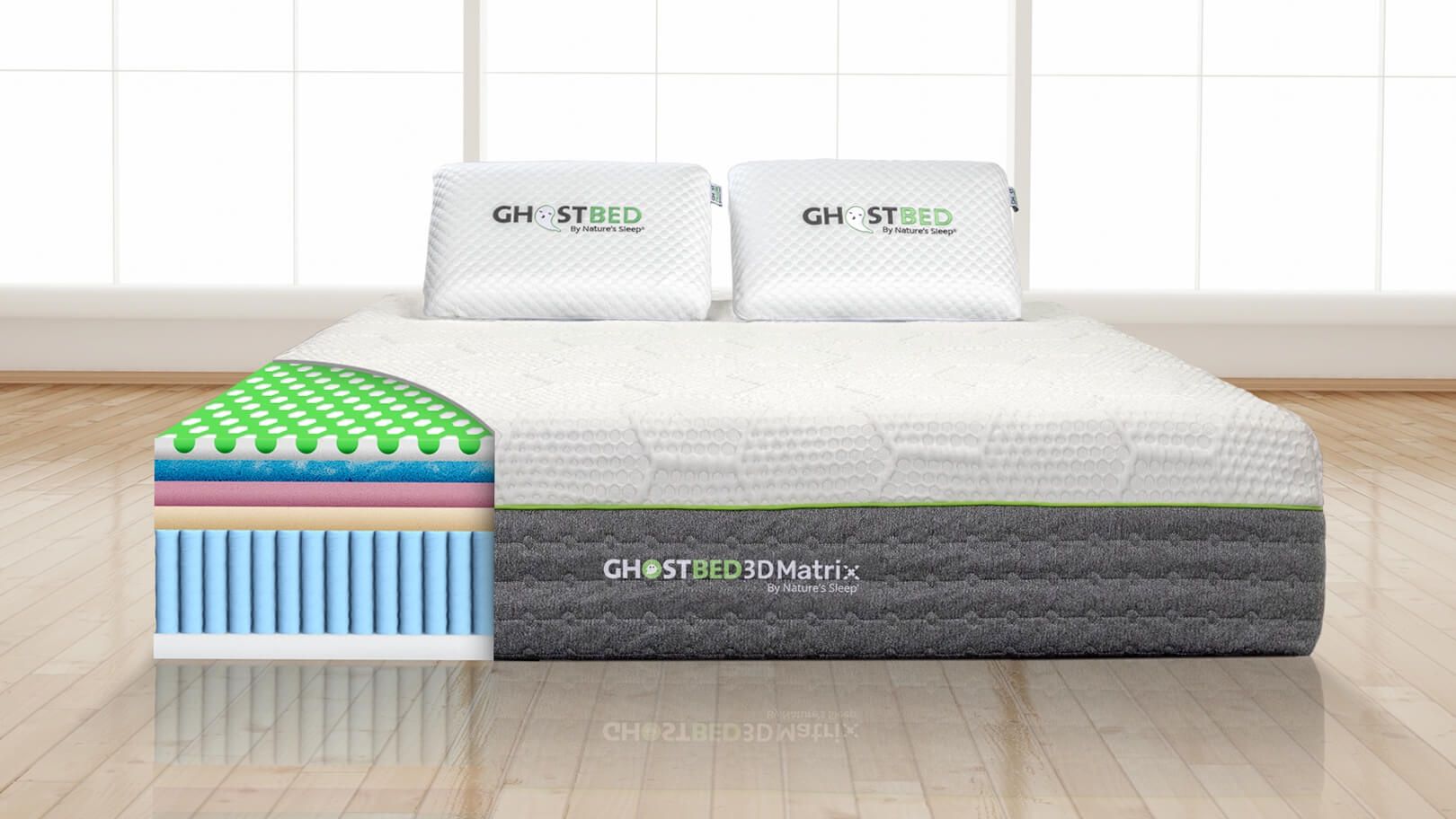 GhostBed 3D Matrix King Mattress