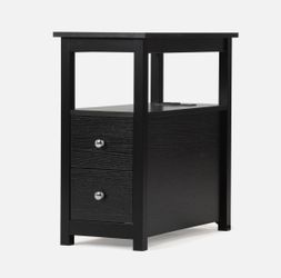 End Table with Charging Station