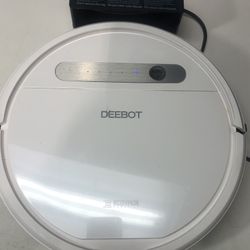Ecovacs DEEBOT OZMO 610 White Smart Robotic Vacuum for Carpet and Bare Floors