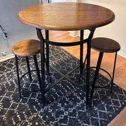 Bar Table & Stool Set