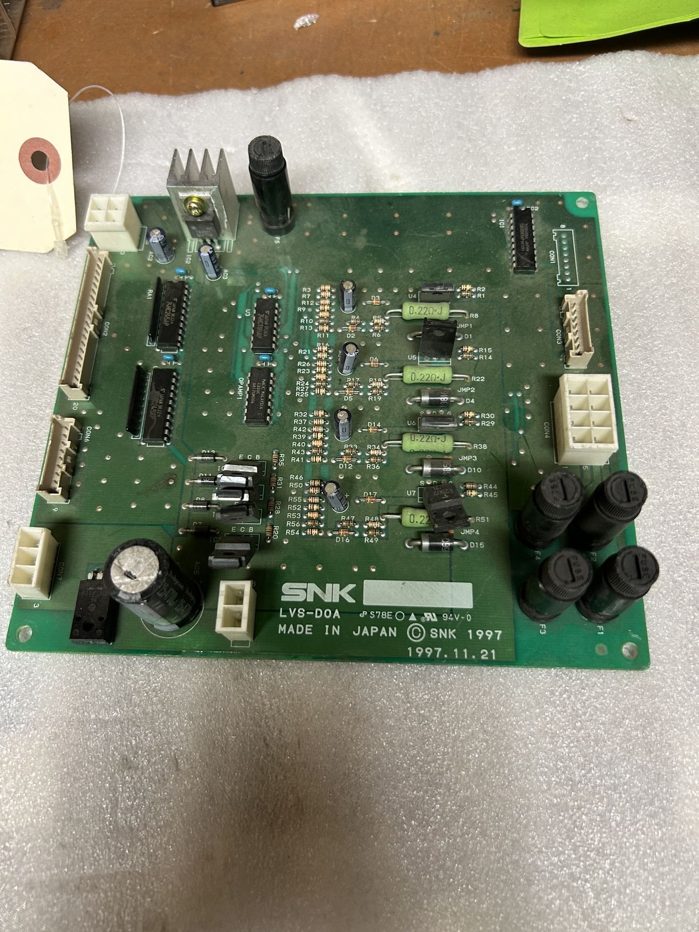 Untested Lvs DOA i/o Beast Busters Snk ARCADE video GAME PCB board C39a