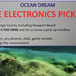 Electronics PICK UP NO COST