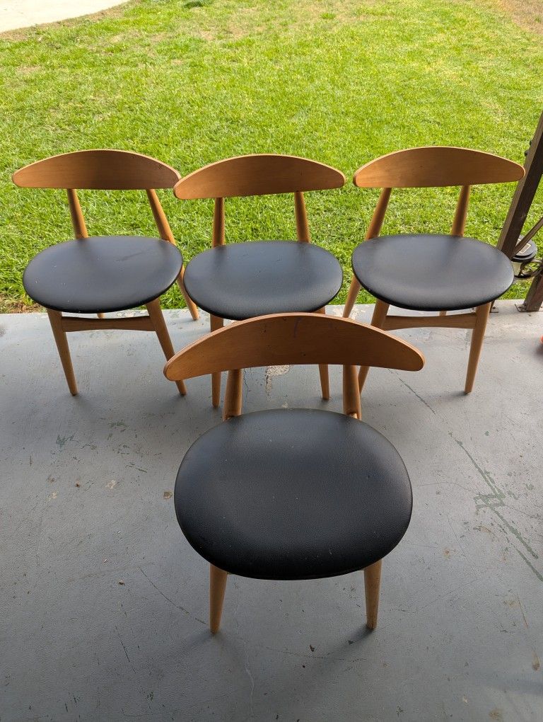 Wooden MCM Style Chairs