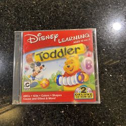 Disney Learning Toddler 2 Deluxe CD-ROM Set -New