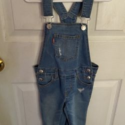 2T Girl Levi’s Overalls 