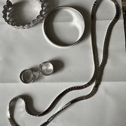 Monet Silver Jewelry Group