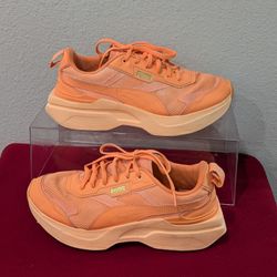 Puma Kosmo Rider Sorbet Low Womens Casual Shoes Orange Size 10