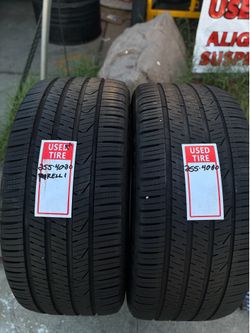 2 Pirelli Used Tires 255/40/20