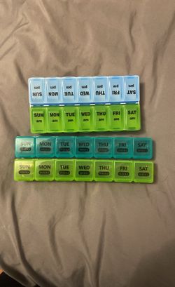 Weekly Pill Planner Medicine Box