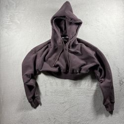Tna Sweatshirt Womens XS Purple Hoodie Crop Sweater Pullover Aritzia Grunge#3192