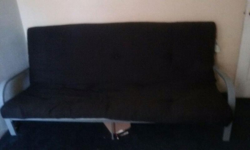 Black futon