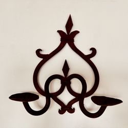 WROUGHT IRON CANDLEHOLDER #8