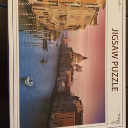 European Water Scene 1,000 piece jigsaw puzzle 10X8X2 - 27X20