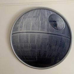 Star Wars Death Star 36” Round Wall Art — Pottery Barn