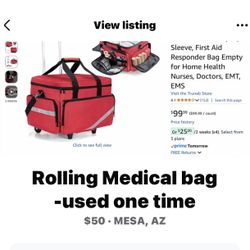 Medical Bag -rolling 