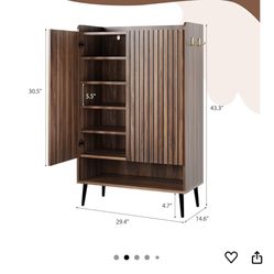 Storage Cabinet with Adjustable Shelves