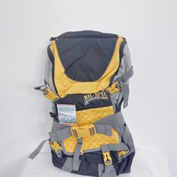 GOLD BLACK Mil-Spec Plus 28 Liter Backpack with Removable Rain Cover | Tactical Back Pack | Backpack