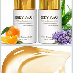 Body Wash with Pump Relaxing Citrus & Cedar,Healthy-Looking Skin Gentle Skin Cleanser with 24hr Moisturizing,Paraben and Phthalate Free 13.6 FL Oz (Pa