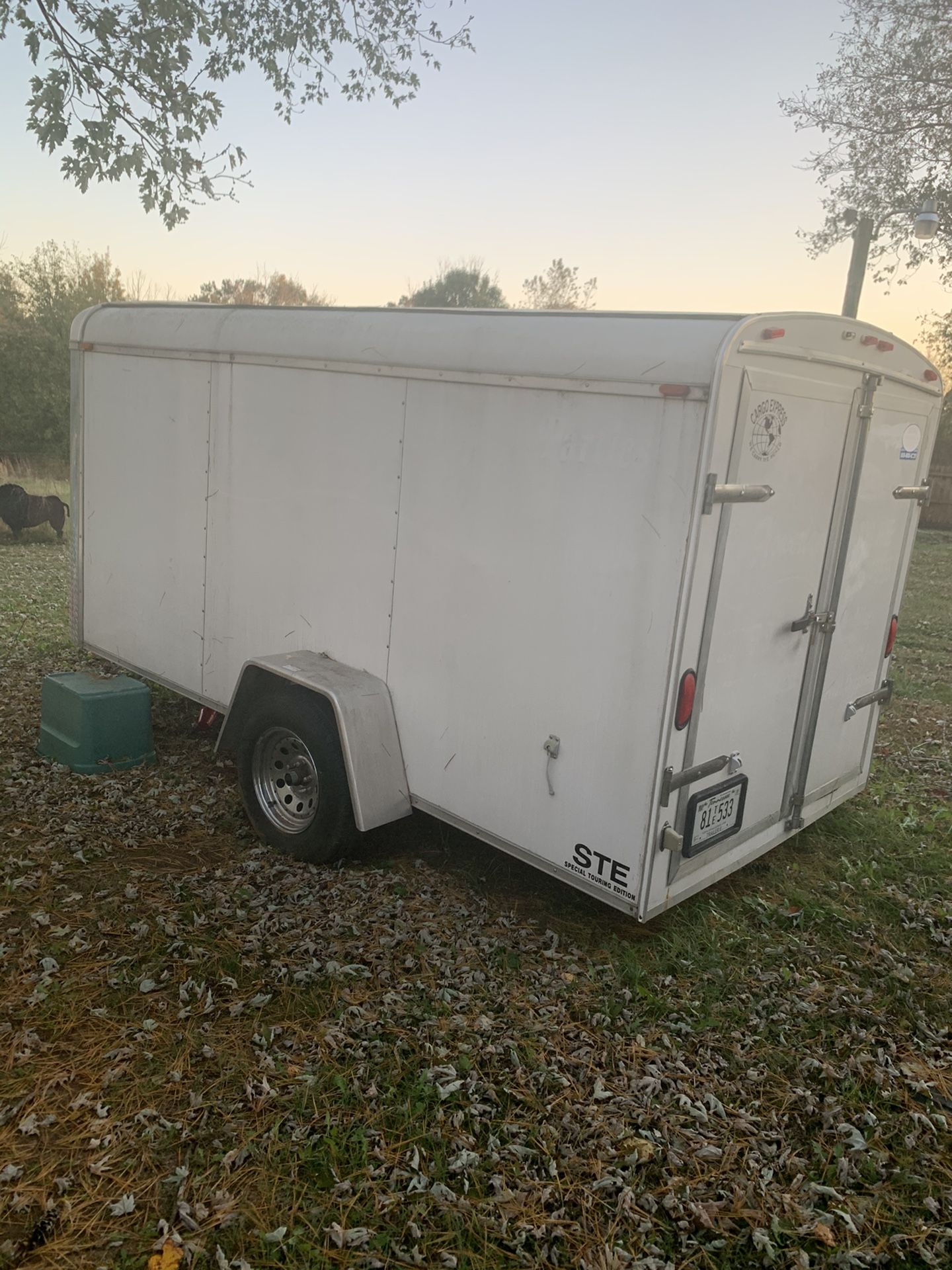 STE 6x12 enclosed trailer