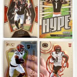 Ja’ Marr Chase 4 Card Rookie Lot 