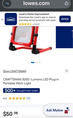 Brand new in the box 3000 lumens work light
