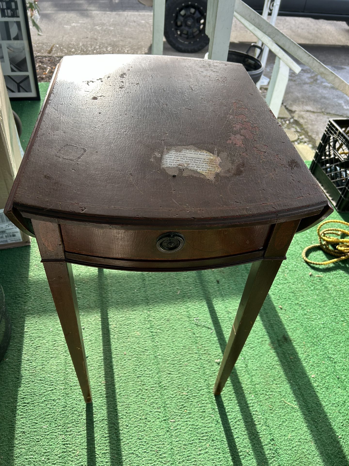 Antique Table - Two Piece Folding