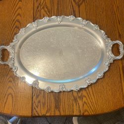 Wallace Silversmith’s English Tea Platter 
