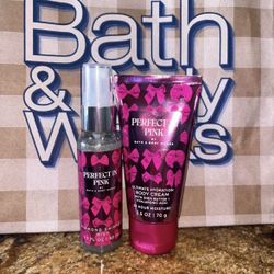 Bath & Body Works Perfect In Pink Mini Set 