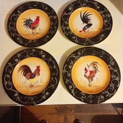 Rooster Plates 