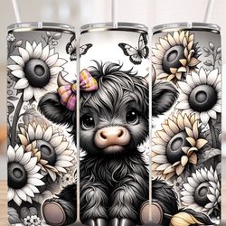 Highland Cow Stainless Steel Tumbler