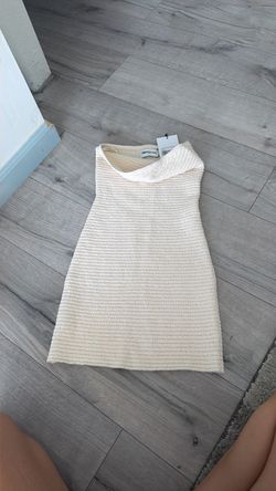 Princess Polly mini dress xs/s cream knit