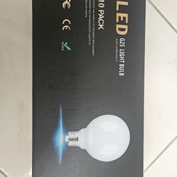 Brand New 10-Pack G25 LED Bulbs - Soft White (3000K)
