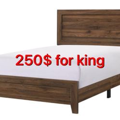 King Bed Frame - New In A Box! 