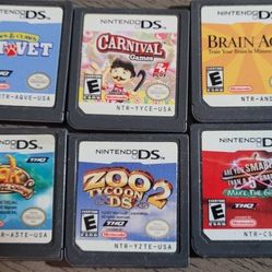 6 DS Nintendo Games