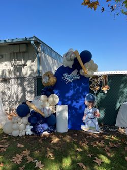 Baseball party decor , party decor backdrop