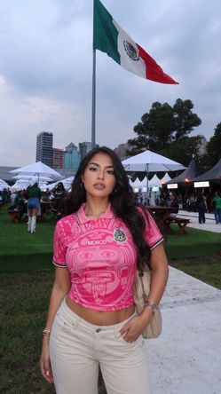 Mexico jersey 2026 - Crop Top - Pink Mexico Jersey