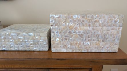 Decorative West Elm boxes